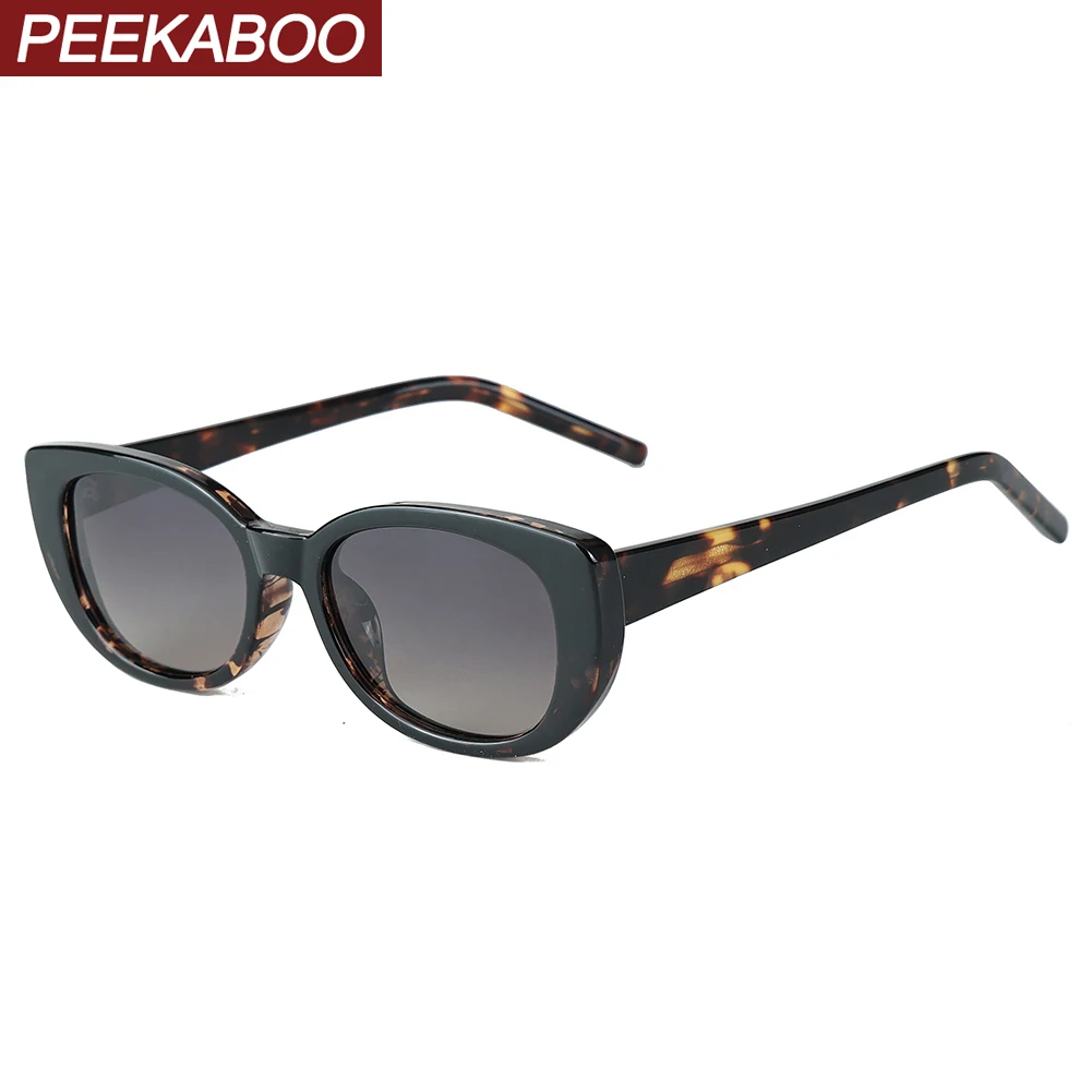 

Peekaboo TR90, поляризационные солнцезащитные очки «кошачий глаз», ацетатные коричневые, черные квадратные солнцезащитные очки, модные женские солнцезащитные очки uv400, женские подарочные товары
