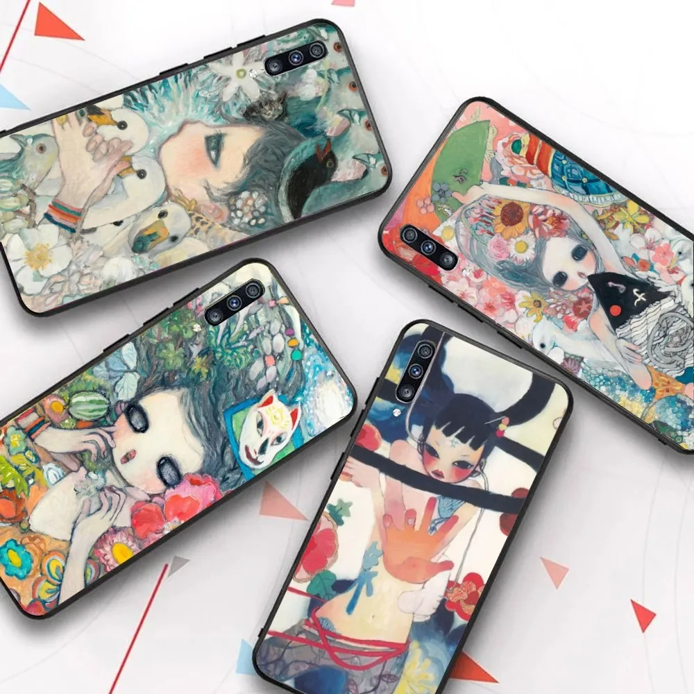 Aya Takano Art Phone Case For Samsung A 10 11 12 13 20 21 22 30 31 32 40 51 52 53 70 71 72 73 91 13 shell