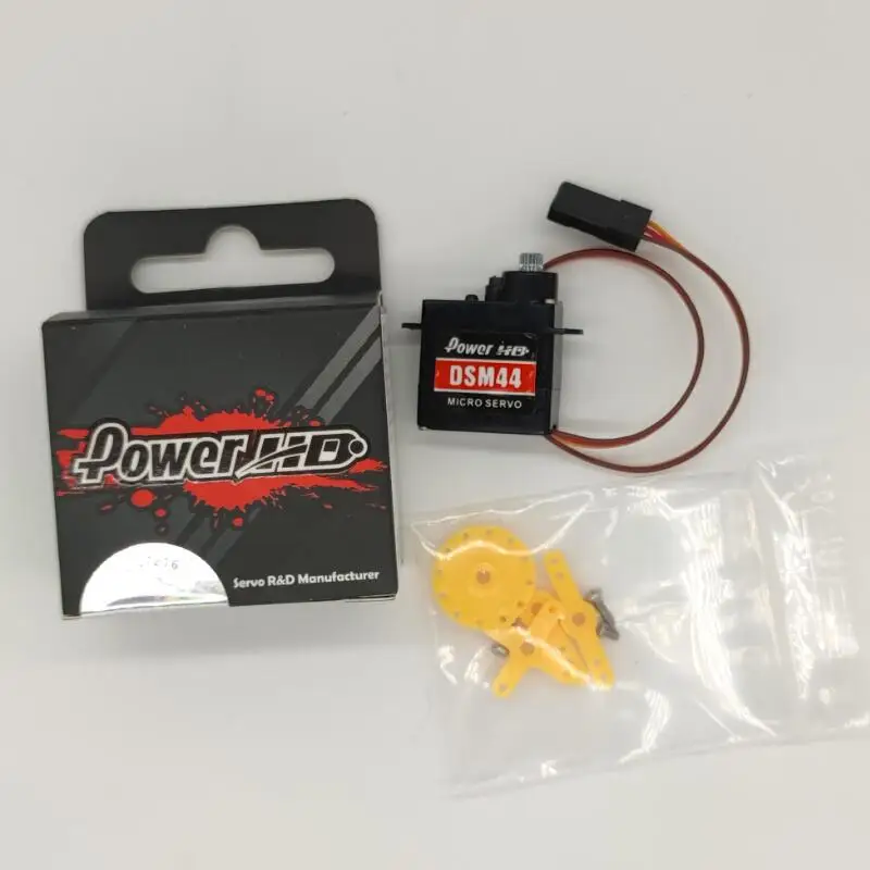 PowerHD-Servo numérique Metal Gear, DSM44, costume pour F3P, EPP, KT, epo, 5.8g, 1.6kg,. 07 récepteur