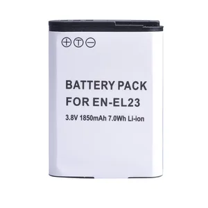 3 1850 mah EN-EL23 yedek li-ion pil + led usb şarj aleti nikon coolpix p610, s810c b700, p900, p600 dijital kamera Pildeki en iyi 10 satış, el feneri x900-no. 9