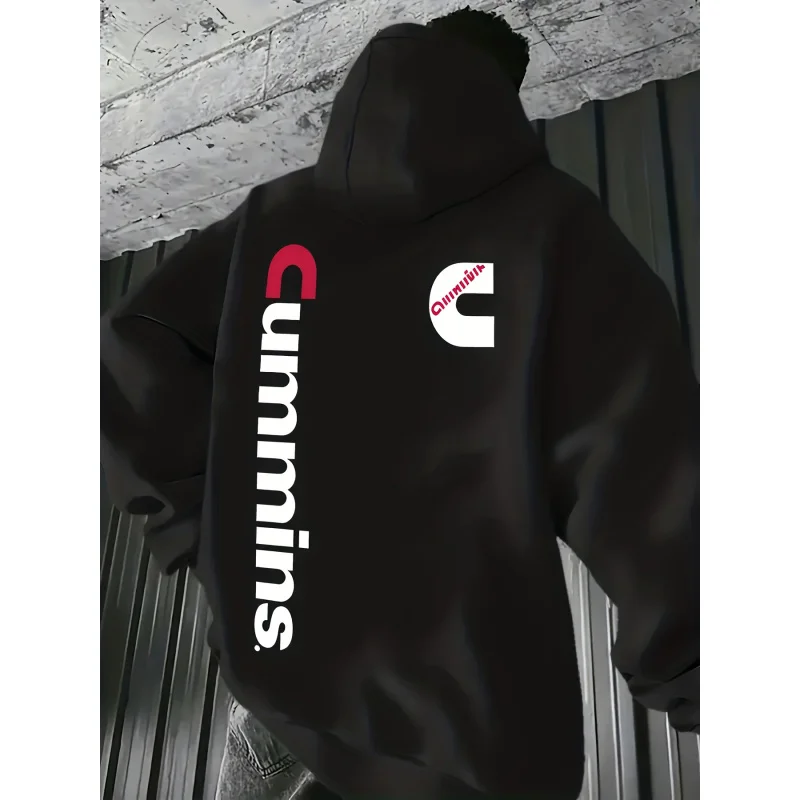 

Men'S Casual Hooded Sweatshirt With Drawstring Hood Design, Made Of High-Quality Four-Season Comfortable Fabric, Suitable For Da