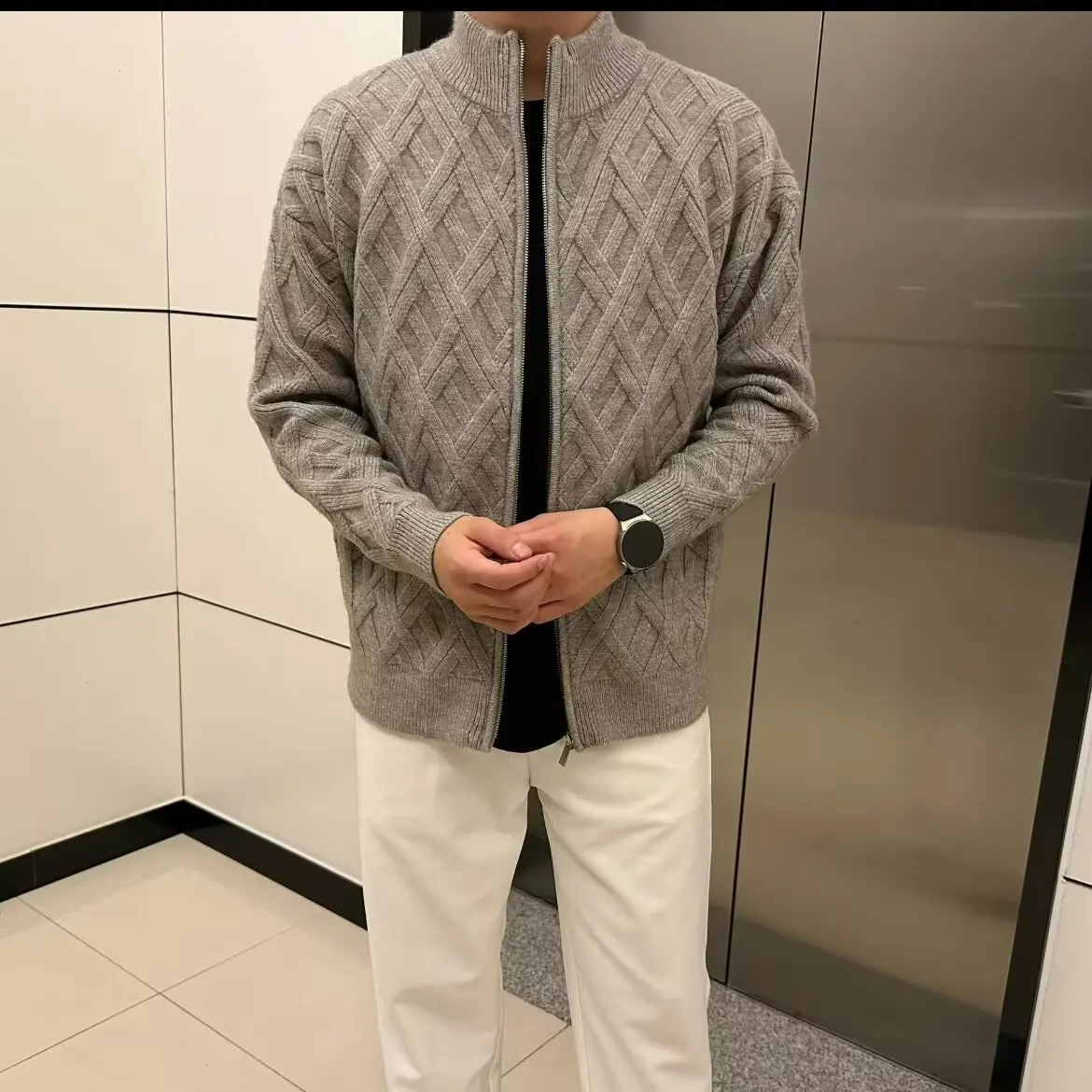 

Knit Cardigan Autumn Men's Clothing Sweater for Men Mens Sweatshirt Winter Man Sweater Coat New in Sweaters Knitwear Cárdigan