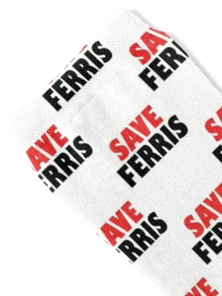 Ferris Bueller Save Ferris Socks new year christmas stocking sport Ladies Socks Men's