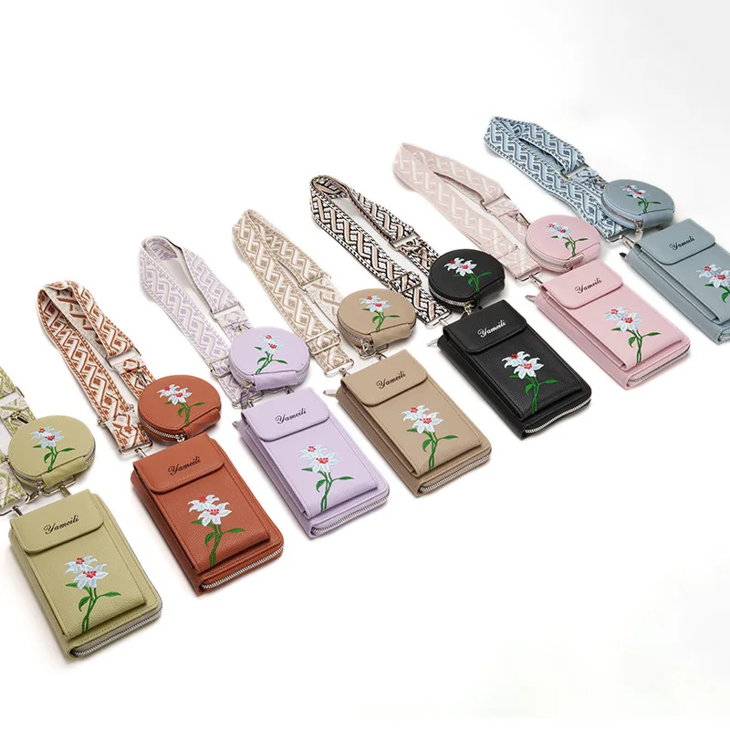 Leisure Mini Shoulder Crossbody Bag with Multiple Compartments, Card Bag, Large Capacity Phone Bag, Change Storage Bag