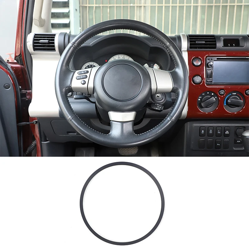 

Для 07-21 Toyota FJ Cruiser обод рулевого колеса, алюминиевый сплав, черный, комплект из 1 предмета, аксессуары для модификации салона автомобиля