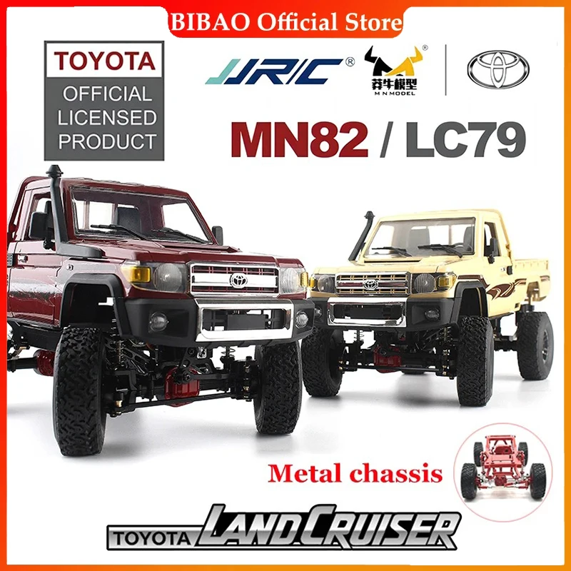 

Metal MN82 Remote Controlled Climbing Off-road Vehicle 1:12 Full Scale 4WD for Toyota LC79 Simulation RC Model Children Toy