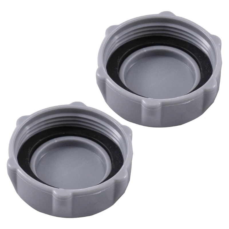 

2Pcs Practical Pool Drain Caps Set for Great Fit on P6H1158ASS16 Model Pools Dropship