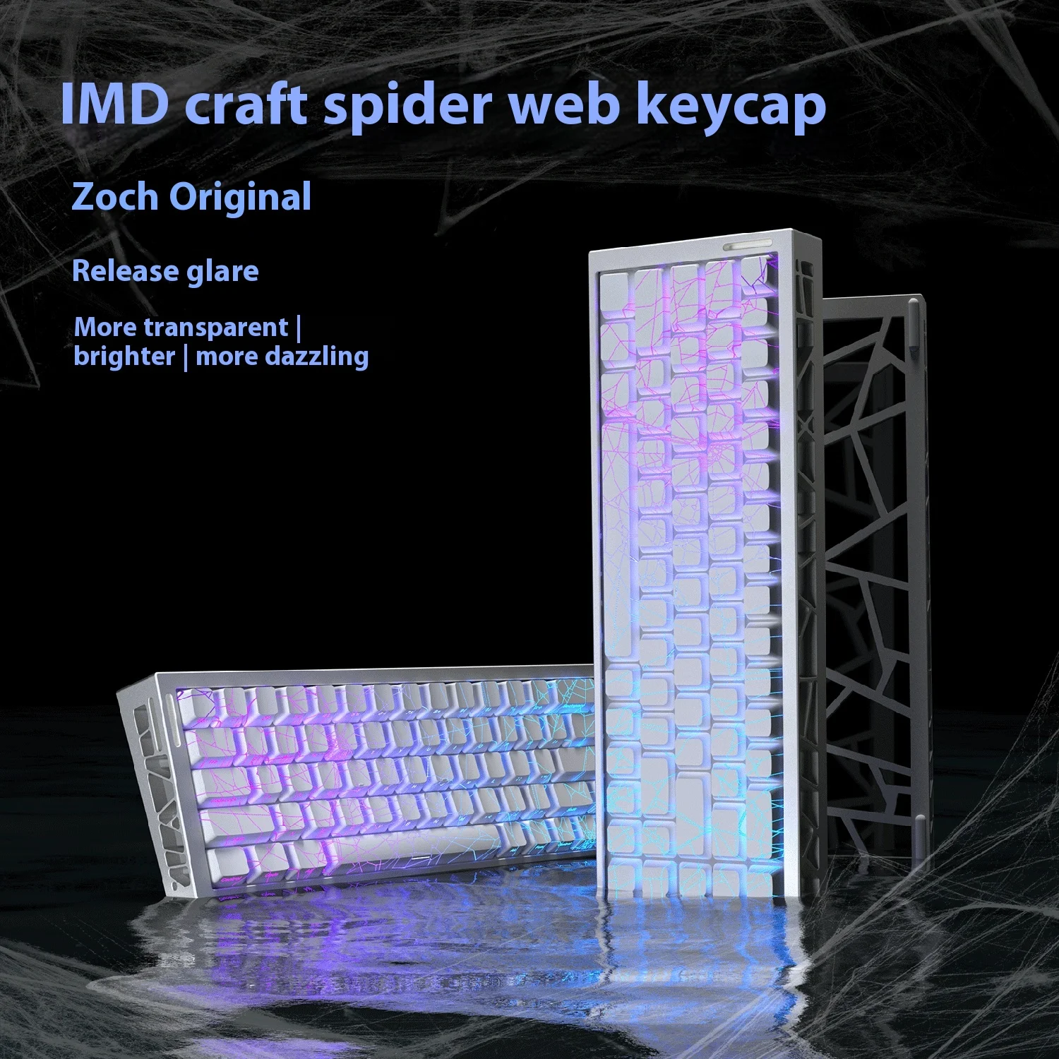 ZORNHER LINGJING 68 Hollow Magnetic Jade Axis pro Gaming Keyboard Aluminum Alloy FPS Dedicated Customized Computer Peripherals