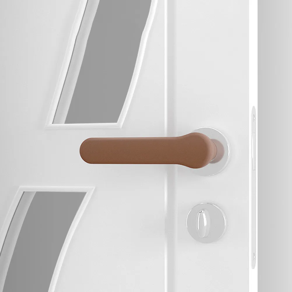 Anti Static Silicone Door Knob Cover Stretchy Skid Proof Protector Cushion Soft Door Handle Protective Cover