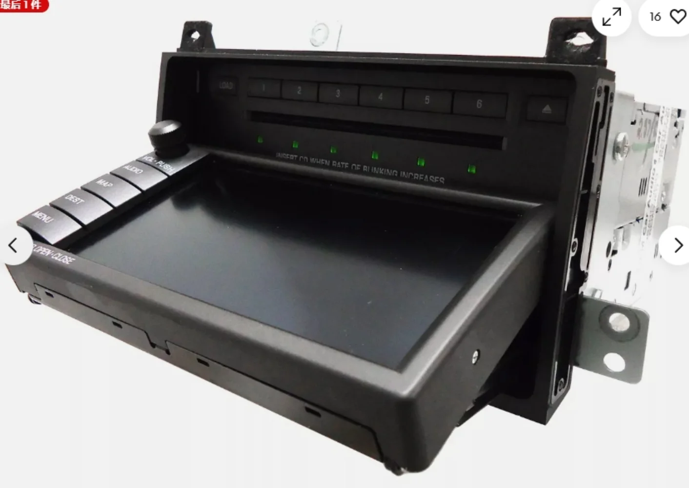 

03 04 05 LINCOLN Town Car Navigation GPS Radio 6 CD Disc Player 4W1T-18C985-AC