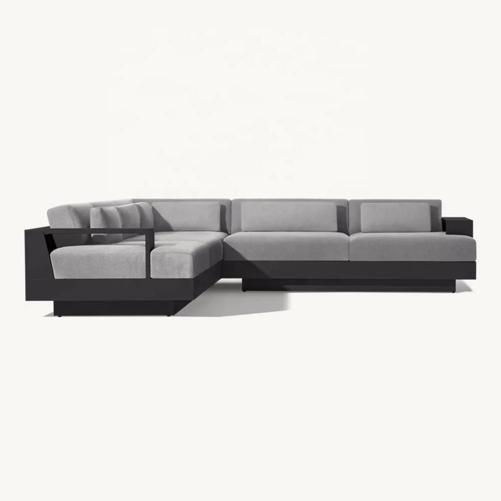 2023 NEW CHANOUWELL Garden Sofa Sets Hotel Patio Sofa Modular Customizable Sectional Outdoor Furniture