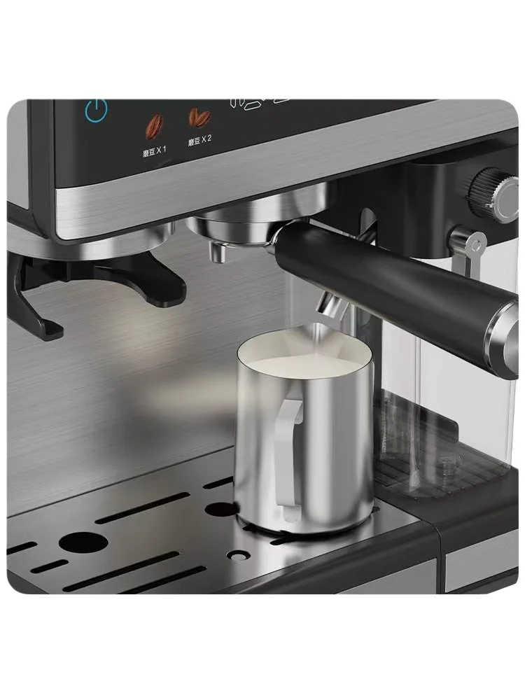 Hotel-Grade 3-in-1 Professional Espresso Machine - Touch Screen Coffee Maker with Built-in Grinder (Electric Cafetera)