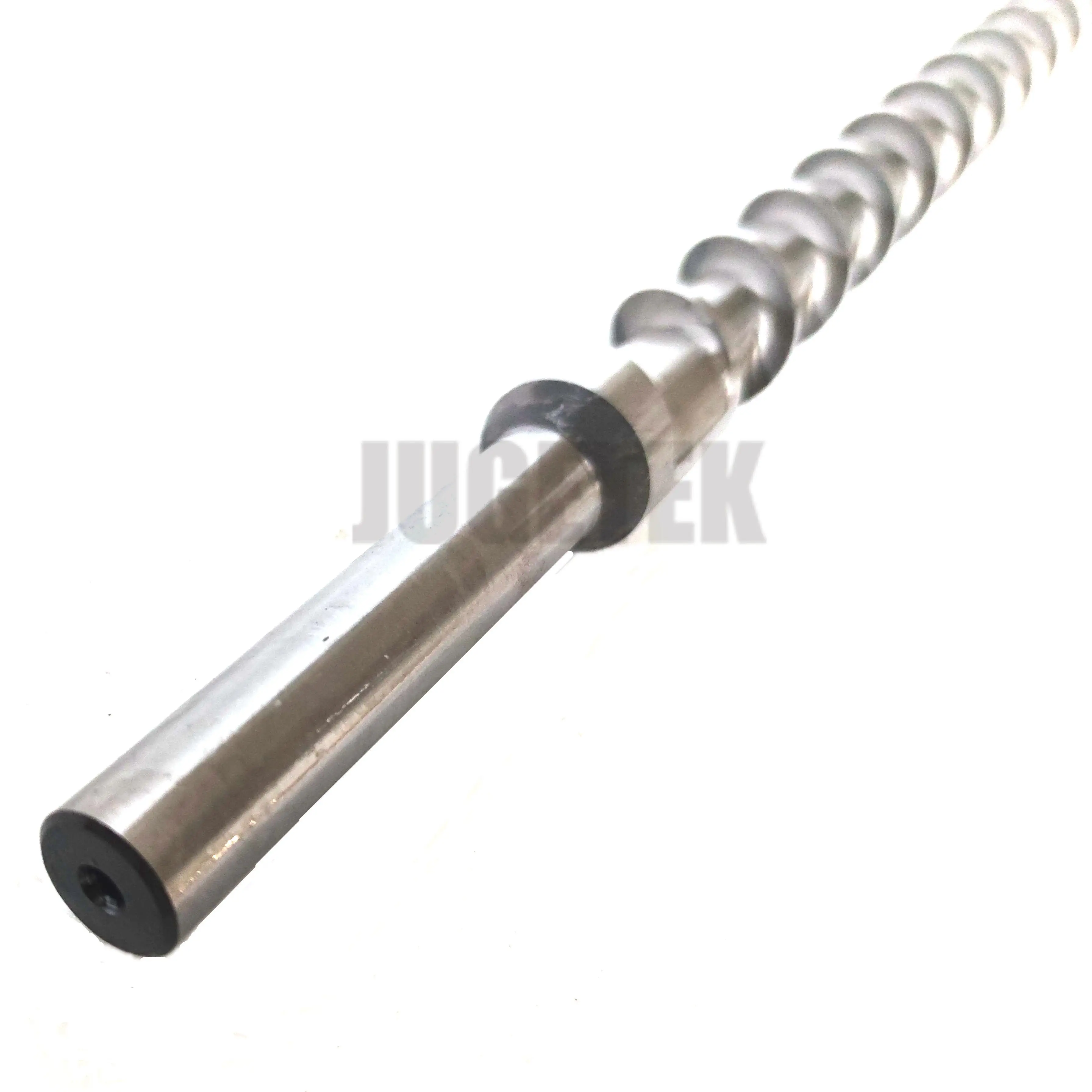 30mm Diameter 790mm L Extruder Screw Set with 710mm Nitrided Barrel Nozzle 5x 5080 380W Band Heaters