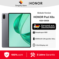Global Version HONOR Pad X8a 11inch High Refresh Rate Eye Comfort 8300mAh Battery Large-amplitude Quad-speaker Voice Enhancement