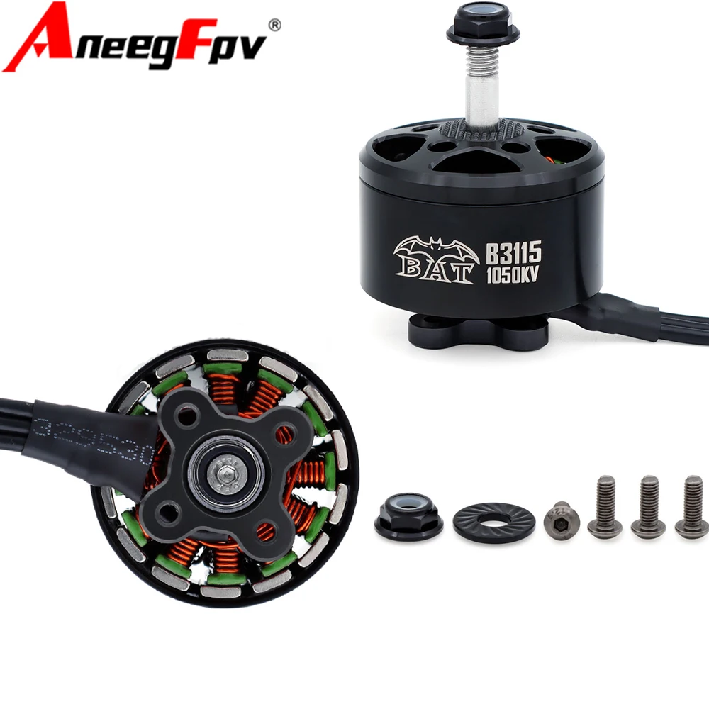 

4pcs/lot Surpass Hobby Bat B3115 900KV 1050KV 5-8S Brushless Motor for FPV Racing Long Range X Class Drone
