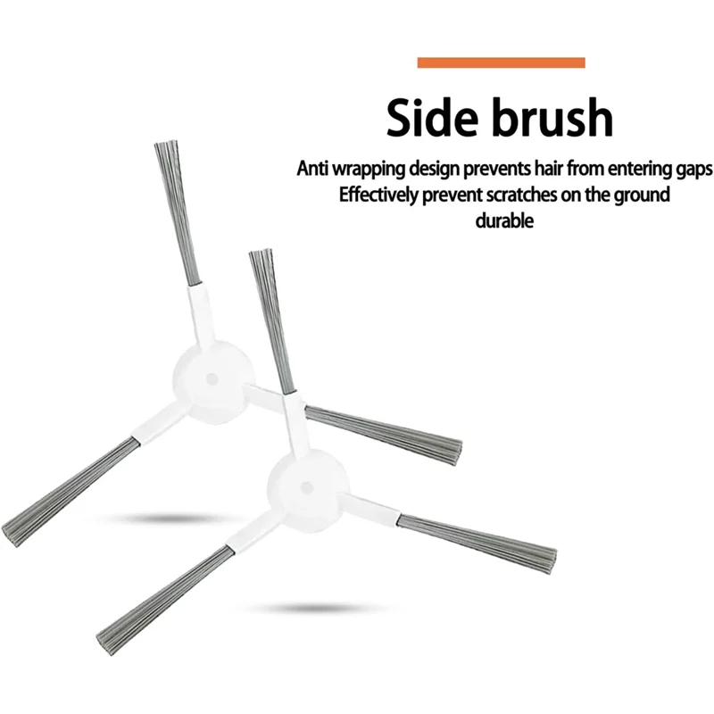 A94E - Części zamienne do robota sprzątającego Xiaomi S20 Plus S20+ B108GL: szczotka główna, szczotki boczne, filtr HEPA, nakładki mopujące, akcesoria