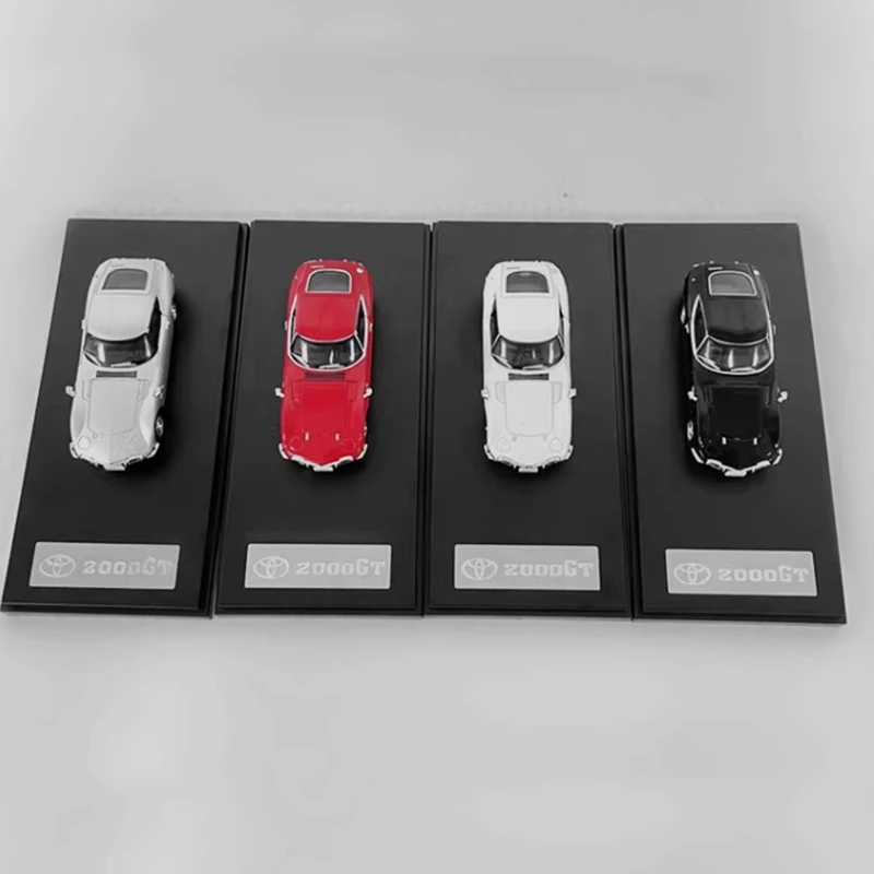 

LCD Diecast in stock 1:64 Scale 2000GT Classic Car Alloy Simulation Car Model Boy Collection Holiday Gift Static Display