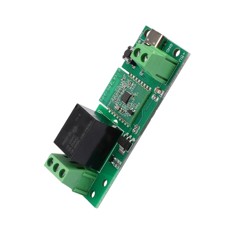 

AA08-Ewelink Smart USB-C DC 5 В DIY одноканальный Bluetooth WIFI самоблокирующийся беспроводной модуль релейного переключателя для умного дома