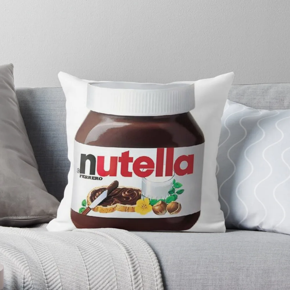 Nutella Throw Pillow Cushion Child