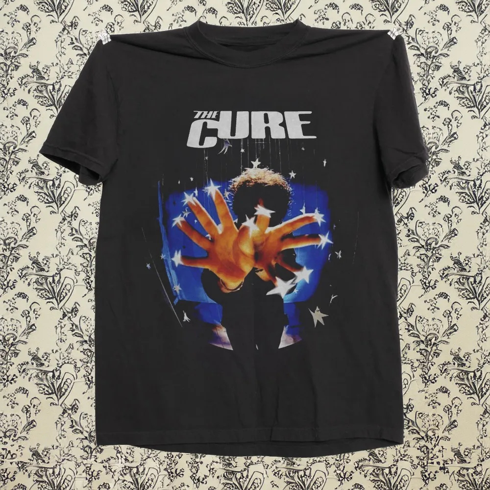 Rock-Punk-T-Shirts Retro-Band The Cure Grafik-T-Shirt Sommer Neu Vintage Lässig Locker Streetwear Print T-Shirt Fans Geschenk Unisex