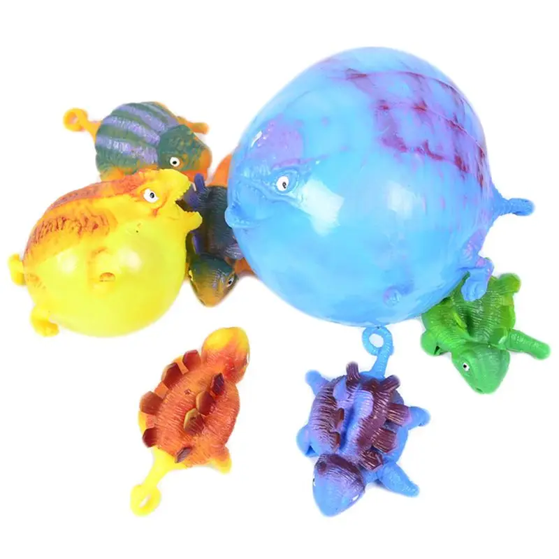 New styleDinosaur Squishy Toys Antistress Inflatable Animal Toy Squeeze Soft Ball Balloon Cute Funny Kids Gifts Halloween toys