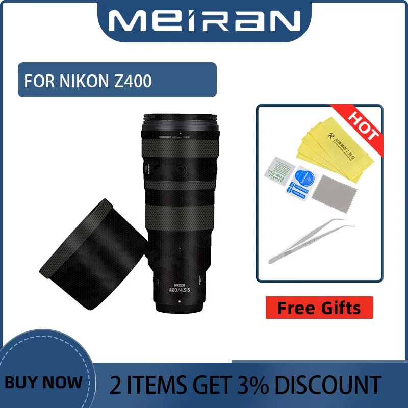 

Camera Lens Protection Skin Coat Wrap Film Anti-Scratch For Nikon Z400f/4.5VR S 4004.5 Decoration Camera Lens Decal Skin