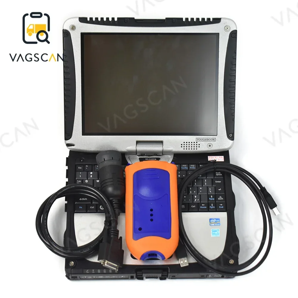 CF19 Laptop For JD EDL V2 Diagnostic Kit5.3 AG CF Agriculture Construction Equipment Diagnostic Tool