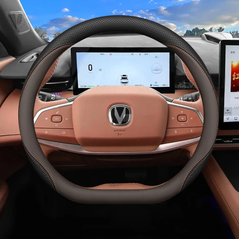 

Car Steering Wheel Cover for Changan UNIZ UNI-Z 2025 Universal Microfiber Leather Car Accessories Protector Cover