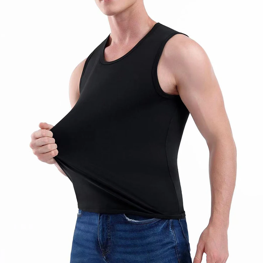 Chaleco de culturismo para hombre, ropa de abrigo de movimiento, sudadera elástica transpirable