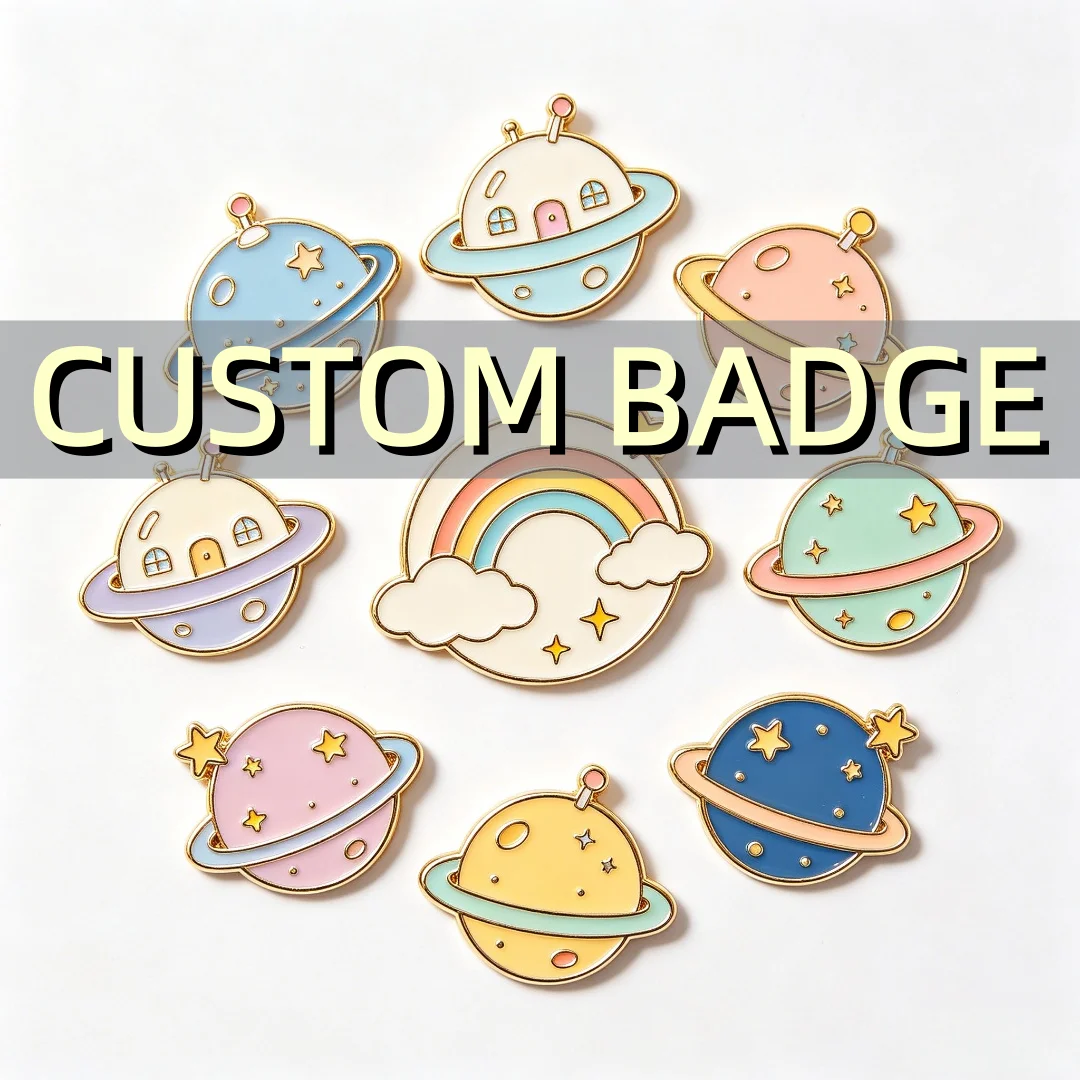 Manufacturer Custom Lapel Pin Badges Labels Design Your Own Logo Metal Crafts Soft Enamel Pins