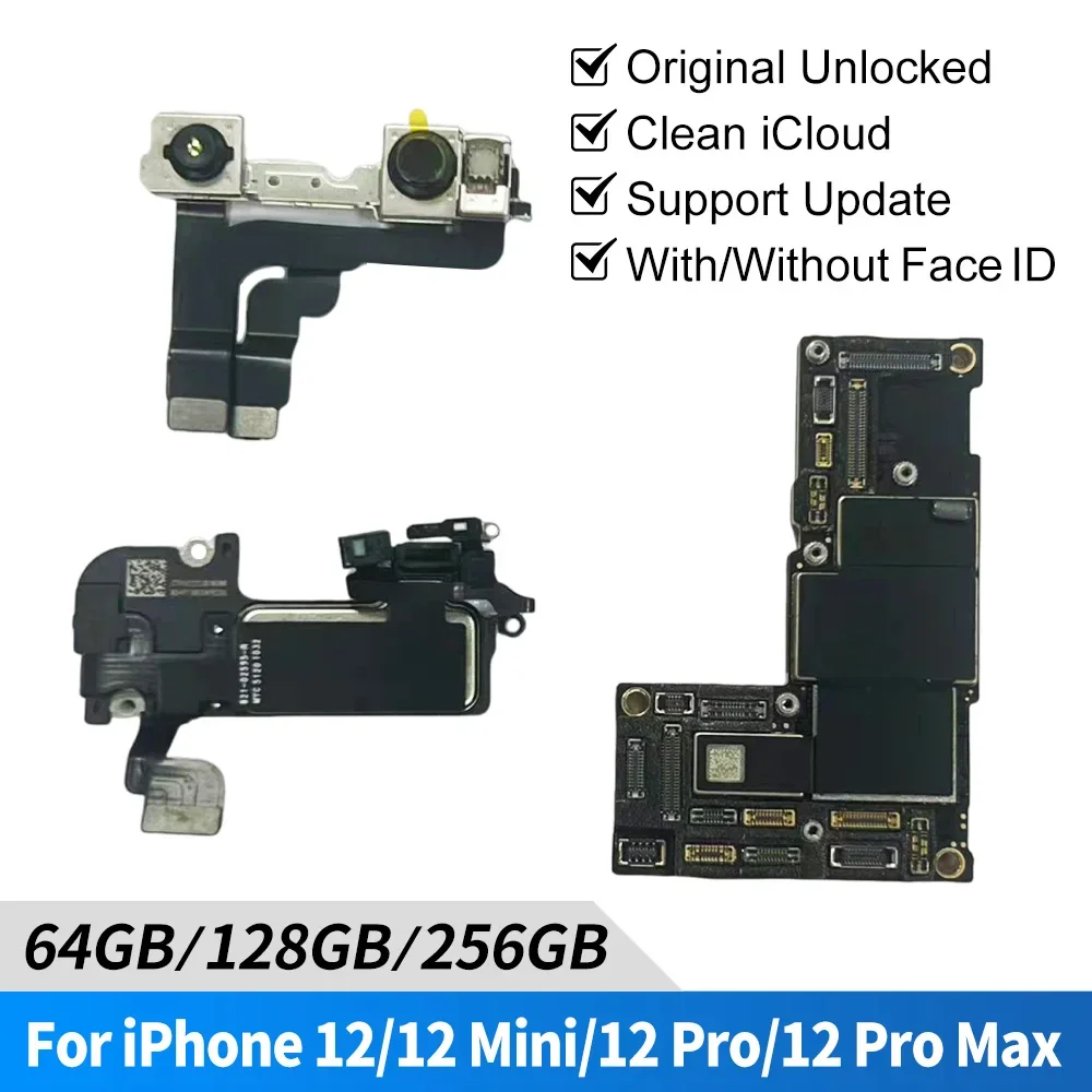 Used for iPhone 12 Pro Max motherboard, 128GB, 256GB, 512GB logic board