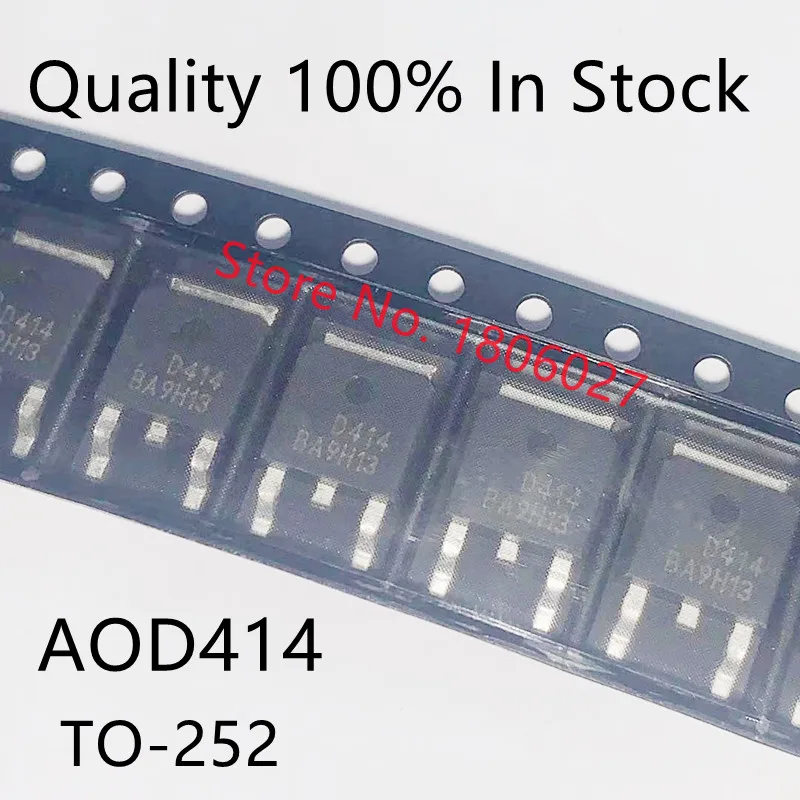 Send free 50pcs   AOD414 /  AOD3N60 / AOD420 /  AOD242 / AOD604  TO-252  MOS tube field effect transistor