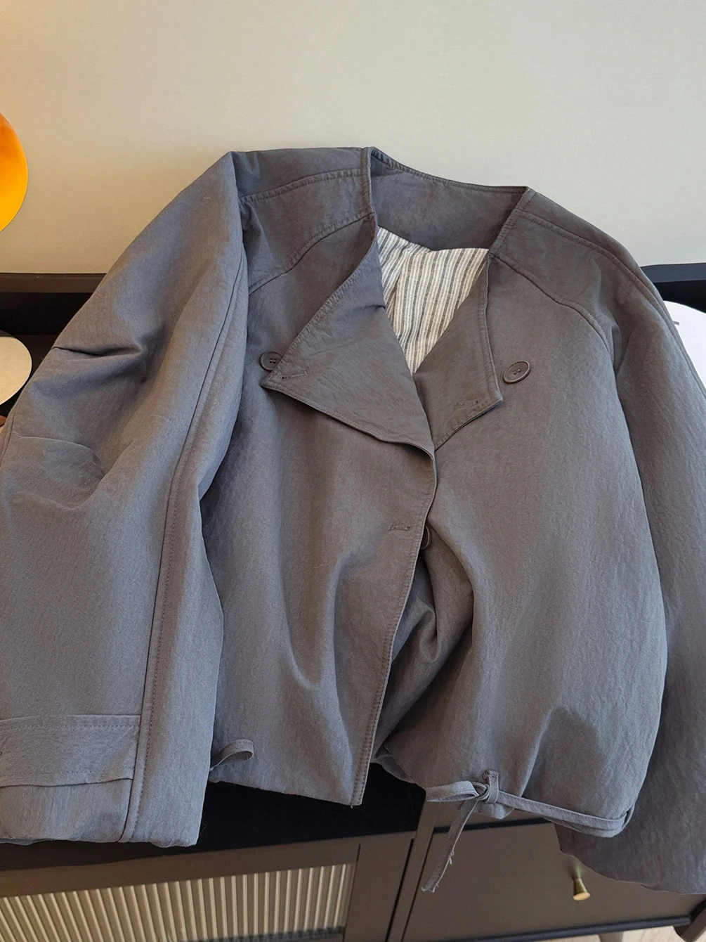 

Женское хлопковое джинто свободного кроя, универсальный дизайн, зимнее пальто, Thiened, повседневное, с высокой талией, ape Body pe