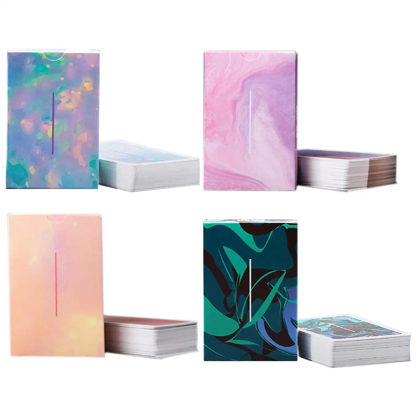 54 قطعة أوراق اللعب ألعاب الورق العائلية لعبة الطاولة بطاقات ليلية الفن بطاقات للعب لعبة ببطاقات ورقية لعب للمراهقين الاطفال البالغين