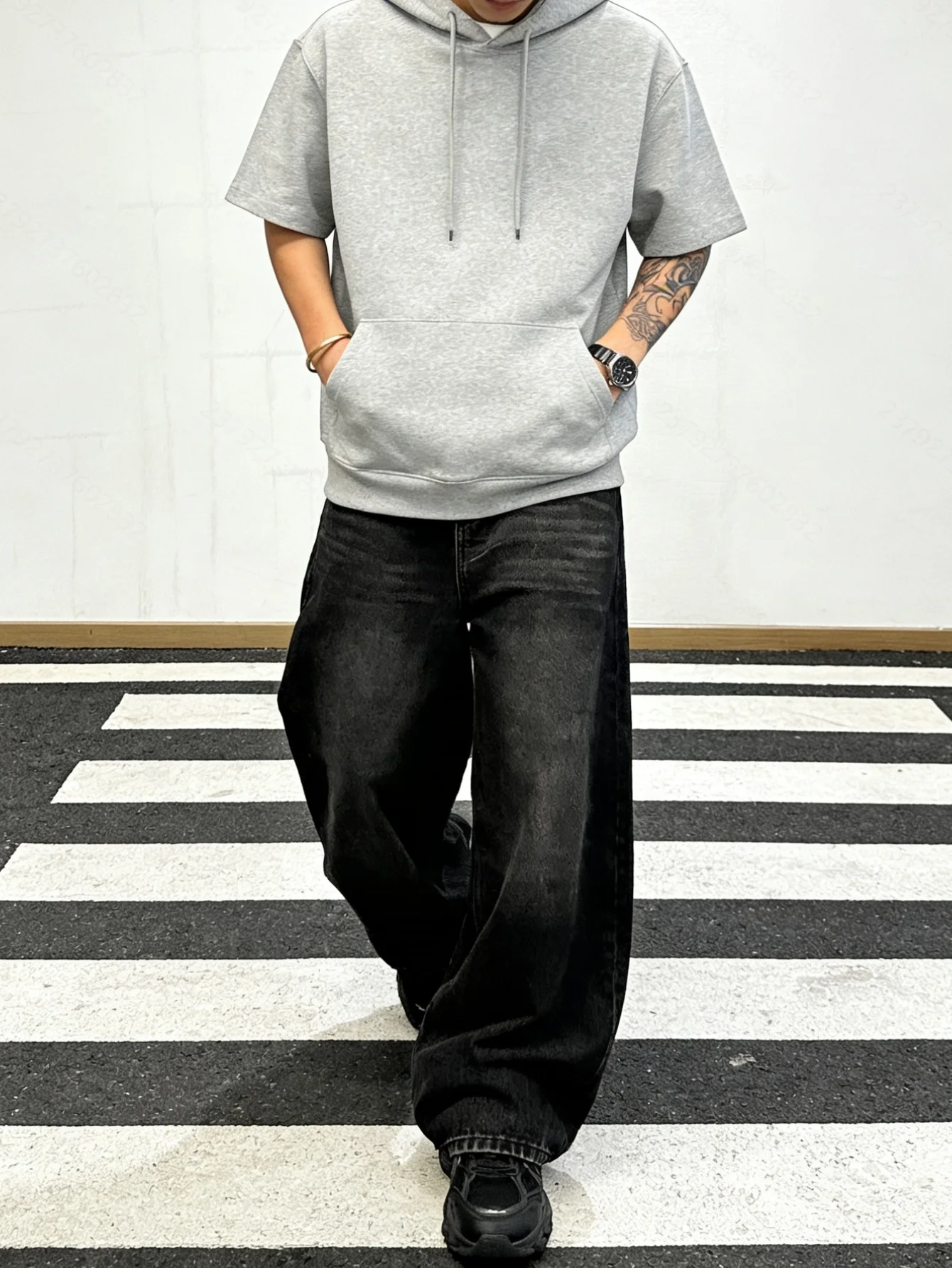 

Y2K Streetwear Men's Wide-leg Jeans Stylish Pants Great Gift Option No Accessories Included