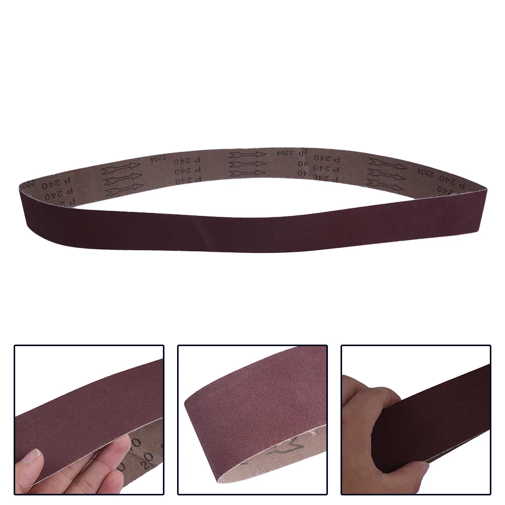 Belt Sanding Belt 180# Red Brown 1pc 320# 600# 80# 100# Abrasive 1000# Aluminium Oxide 150# Fine Grinding Belt