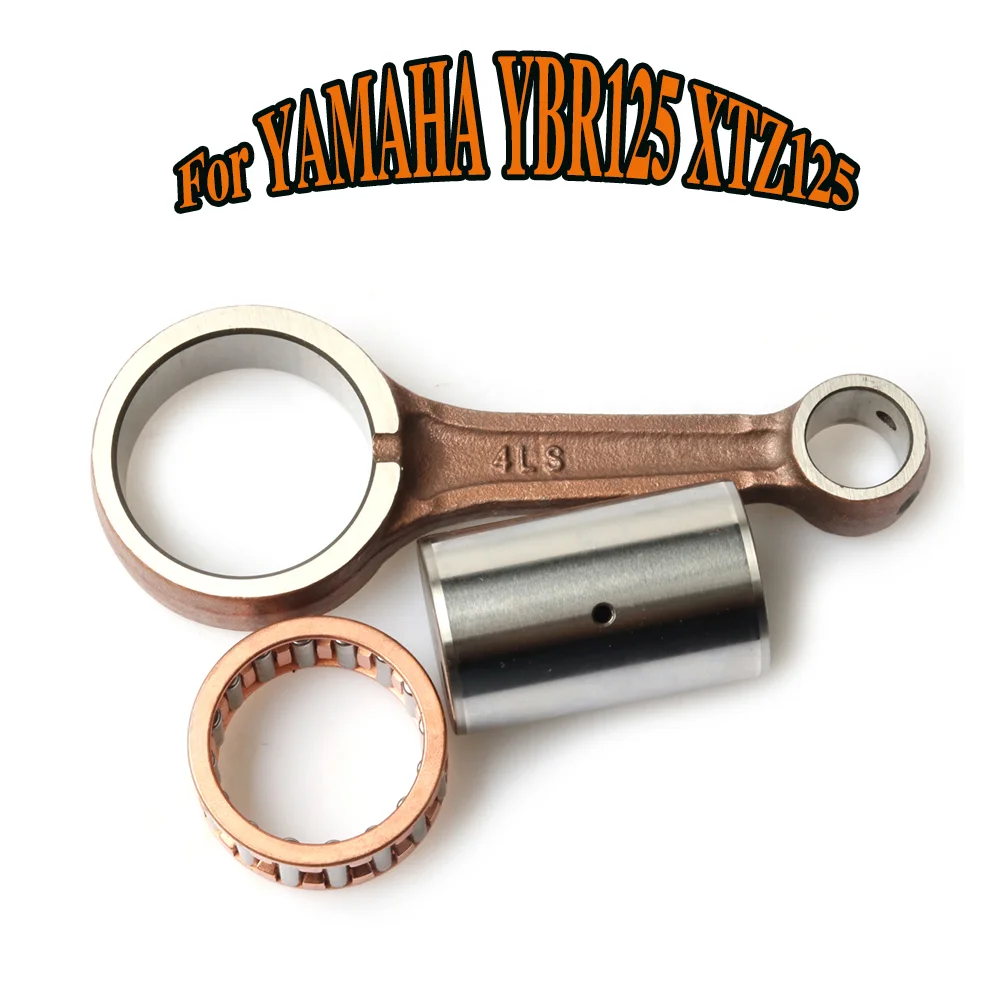 

Шатун для Yamaha YBR125 XTZ125 YBR YB XTZ XT 125, аксессуары для мотоциклов, шатун коленчатого вала, поршень