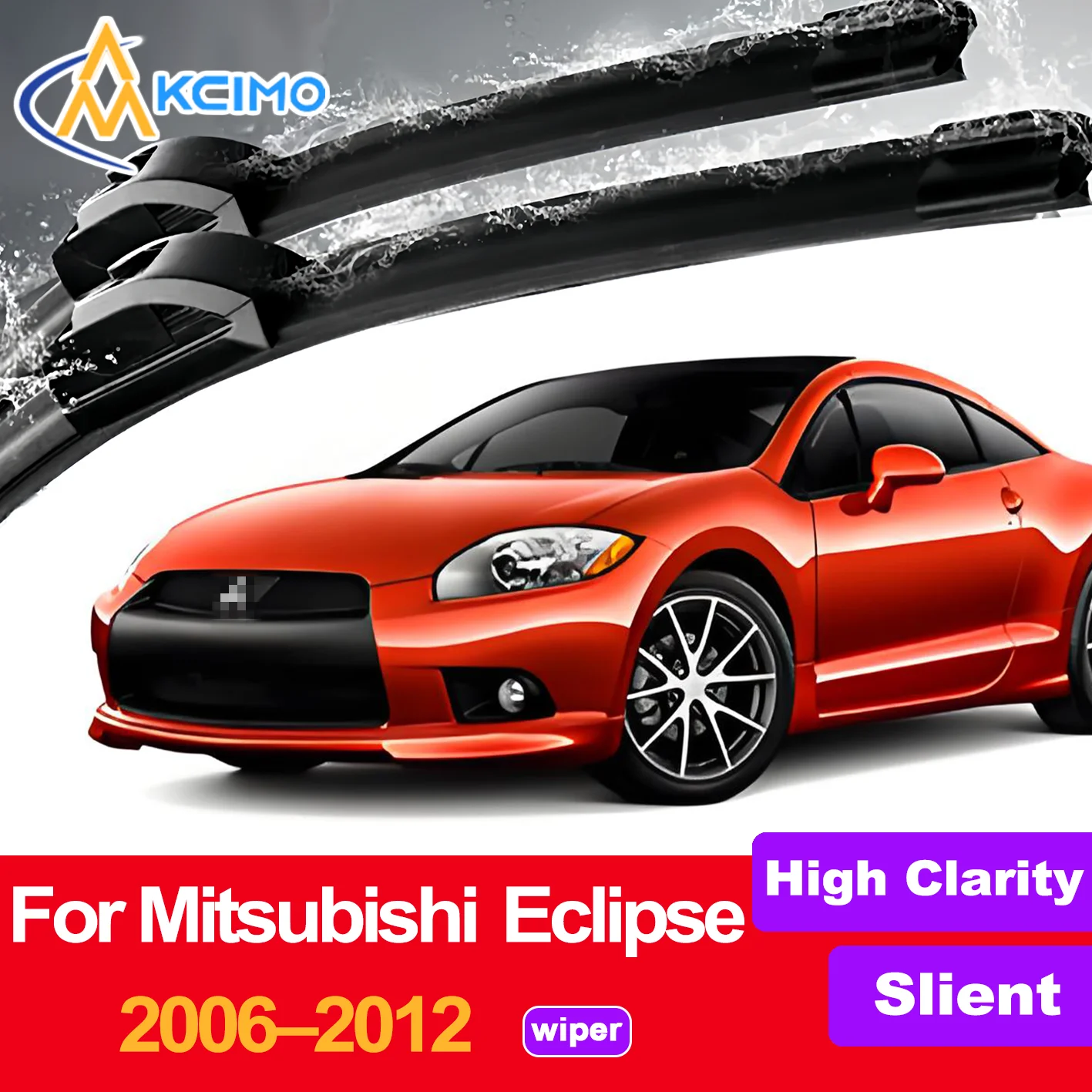 

2PCS HD Car Windscreen Wipers for Mitsubishi Eclipse DK2A/DK4A 2006-2012 Front Windshield Auto Wipers Blade Accessories 2012