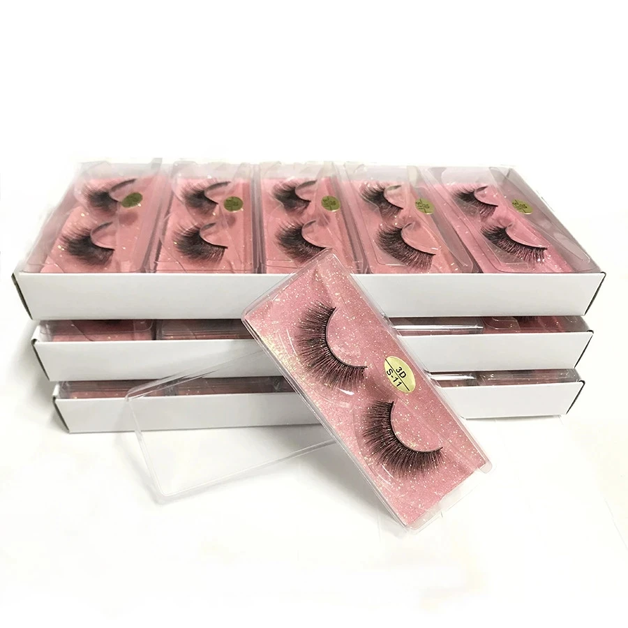 Wholesale 3D Faux Mink Lashes 10/20/30 pairs In Bulk Natural False Eyelashes Dramatic Volume Lashes Eyelash Extension Makeup