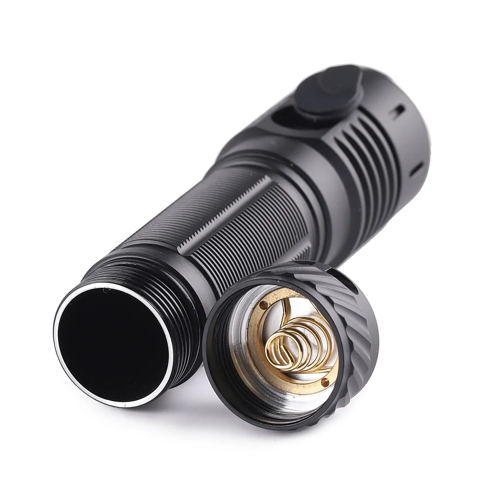 Convoy S21F 519A Flashlight 4*Led High Power Lanterna with 60 Degree TIR Lens 21700 Type-C Rechargeable Torch 2700K to 5700K