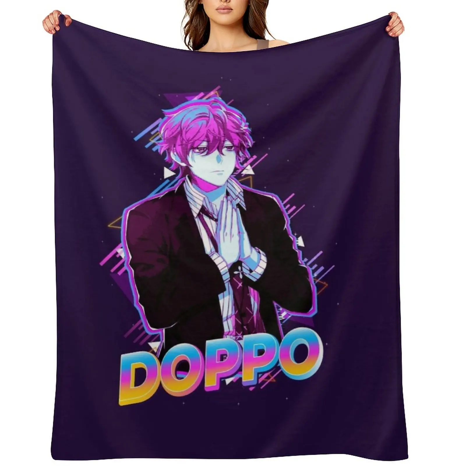

Doppo Kannonzaka Hypnosis Mic Throw Blanket Soft Beds Sofa Quilt Furrys Personalized Gift Blankets