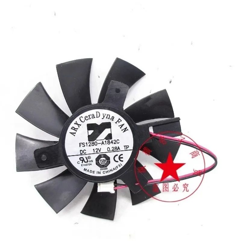 

New CPU Cooler Fan for ARX Graphics Card Fan FS1280-A1842C 12V 0.28A Cooling Fan