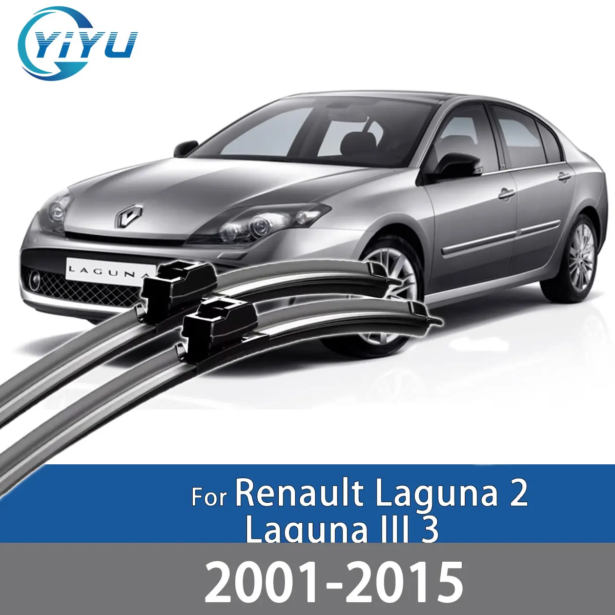 2PCS Auto Front Wischer Klingen Für Renault Laguna 2 Laguna III 3 2001-2015 Windschutzscheibe Windschutz Zubehör