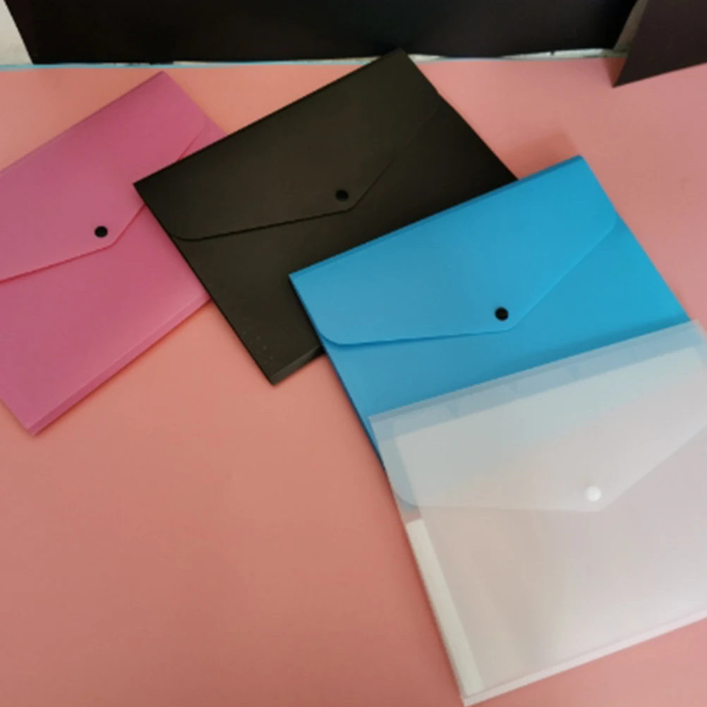 

A4 File Folder Document ganizer Portable for Students Plastic Lightweight Ideal Home Office School Use