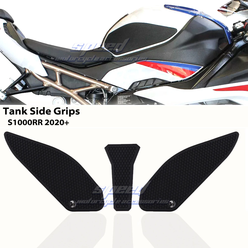 Motorcycle Tank Side Decals Anti Slip Tank Pad Stickers For BMW S1000RR 2019 2020 2021 2022 2023 2024 2025 S 1000 RR