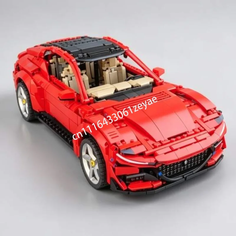 4061Pcs Racing Sports Car Moc Model Custom Puzzles Technical Diy Assembly Educational Toy Creative Popular Gift Building Blocks