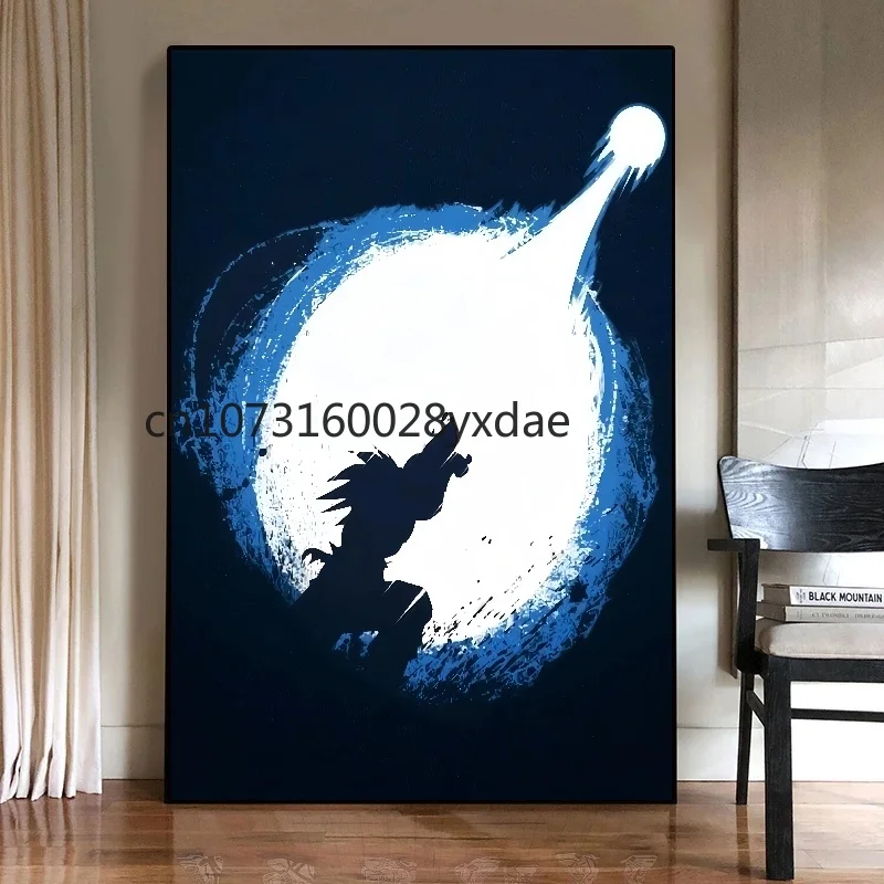 Peinture sur toile Dragon Ball Anime Bandai, Super Saisuperb, Goku, impression d'art classique japonaise, décoration d'intérieur, affiches murales pour chambre à coucher