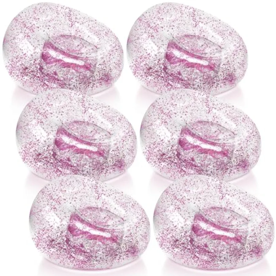 6 Pcs Inflatable Bean Bag Chair for Adult Blow up Air Lounge Sofa Portable Inflatable Furniture for Outdoor Poolside Bedroom Do