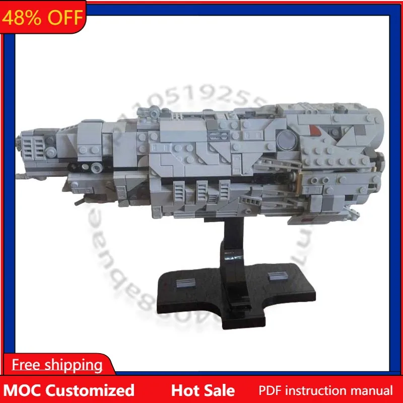 

696 деталей, конструктор «Звездная битва: Осенний Миди-скейл», модульный, кастомизируемый, креативный дизайн, развивающий, для самостоятельной сборки, подарок для мальчиков на праздник