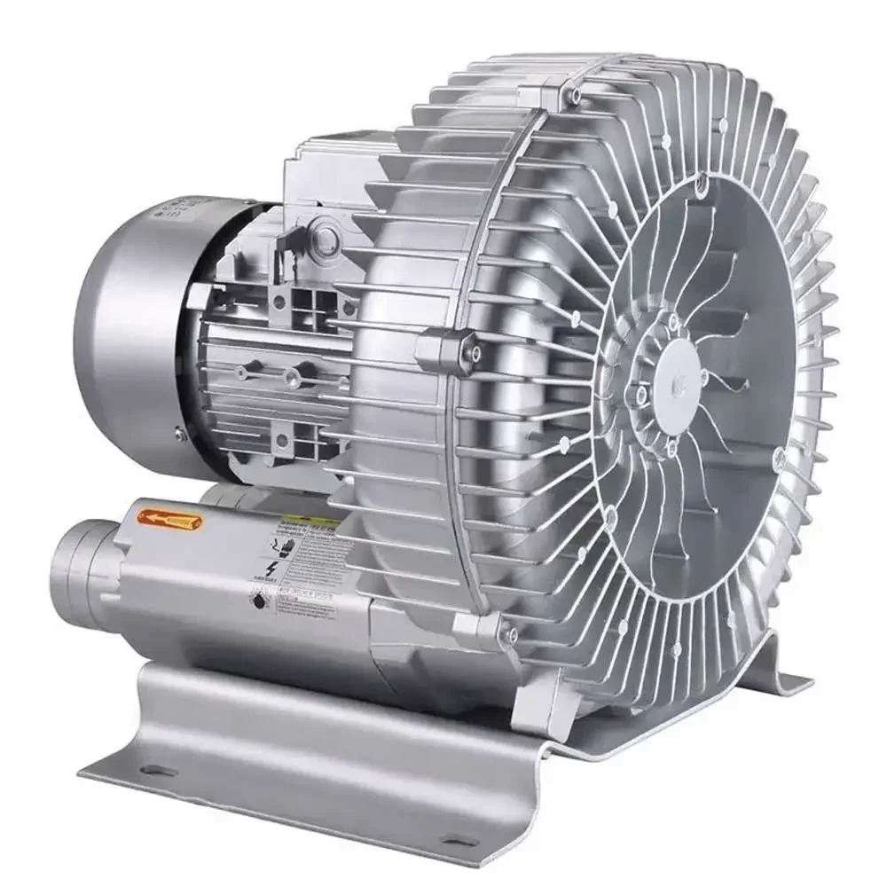 250V Industrial Vortex Blower High Pressure Air Pump Centrifugal Vacuum Pump Vortex Suction Fan Aquaculture Fish Pond Aerator